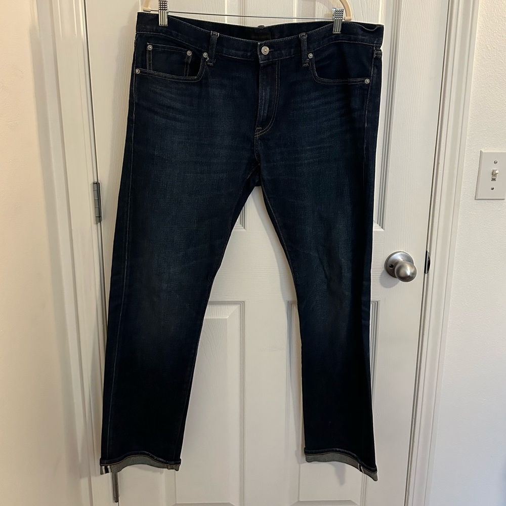 Uniqlo Slim Fit Straight Leg Jeans 38 x 34